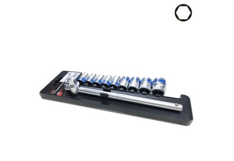 Bộ Tuýp 10 Chi Tiết 1/2 (Cần Kéo Trượt) Top - TBS-12246