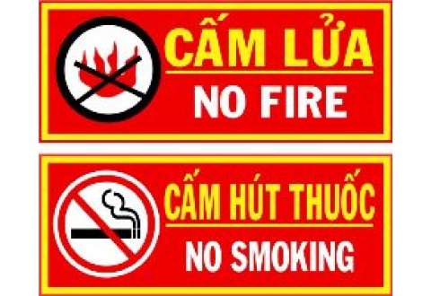 Cấm Lửa - Cấm Hút Thuốc