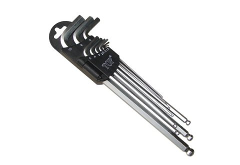 Bộ Lục Giác 9 Cây HỆ MÉT 1.5--10mm TOP - TW-21009A