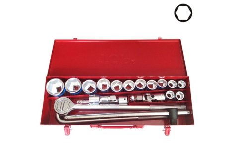 Bộ Tuýp 21 Chi Tiết 3/4 (Hộp Sắt) TOP-LICOTA (RM-6021HL)