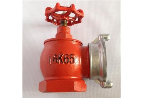Van góc chữa cháy 16K65+Ren trong Ø65 KY66