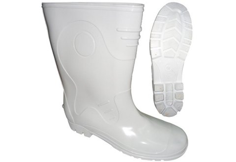 Ủng Chống Nước PVC Màu Trắng