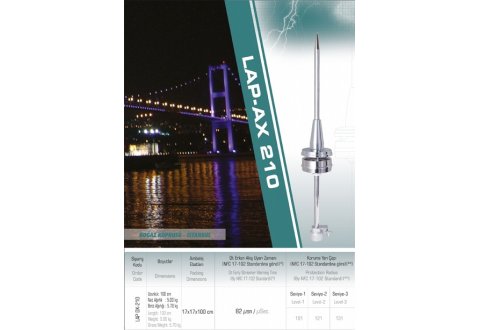 Kim thu sét LIVA LAP –AX210 Pr=131m
