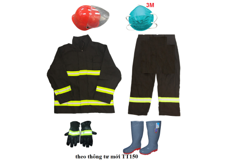 Quần áo chữa cháy theo thông tư 150 mới