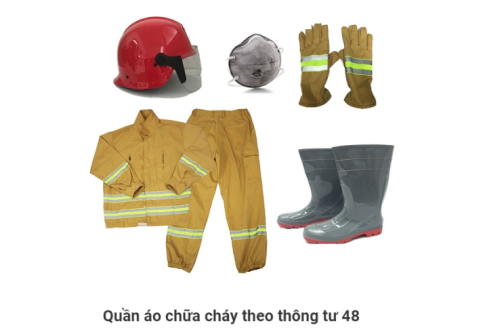 Quần áo chữa cháy theo thông tư 48