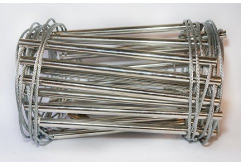 Thang dây thoát hiểm bậc thang và cáp inox