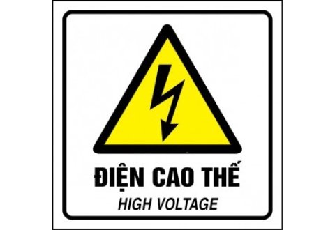 Bảng cảnh báo điện
