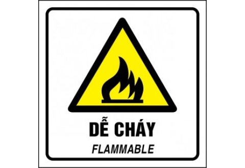 Bảng cảnh báo dễ cháy