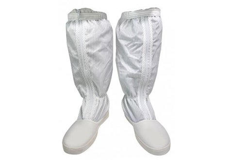 Giày ủng chống tĩnh điện PVC màu trắng